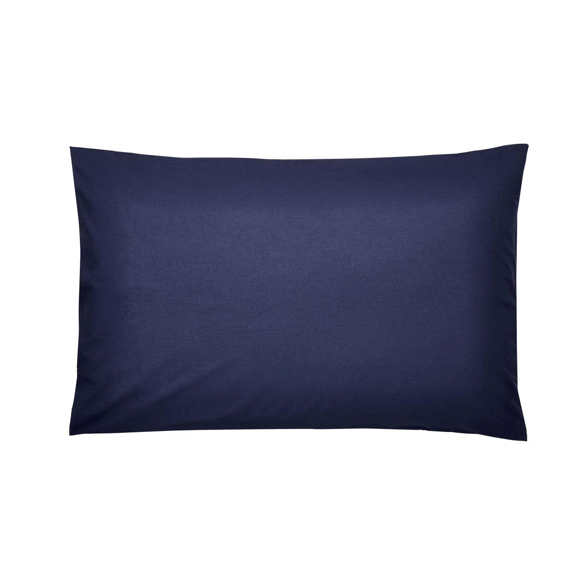 Aster Plain Bedding Duvet Cover and Pillowcase by Helena Springfield in Navy Blue 200x200cm – image 5