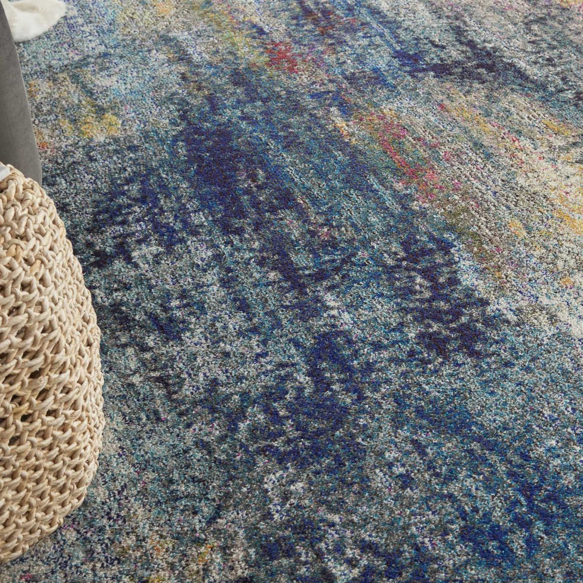 Celestial Abstract Rugs CES16 in Multicolour by Nourison 119x180cm – image 3