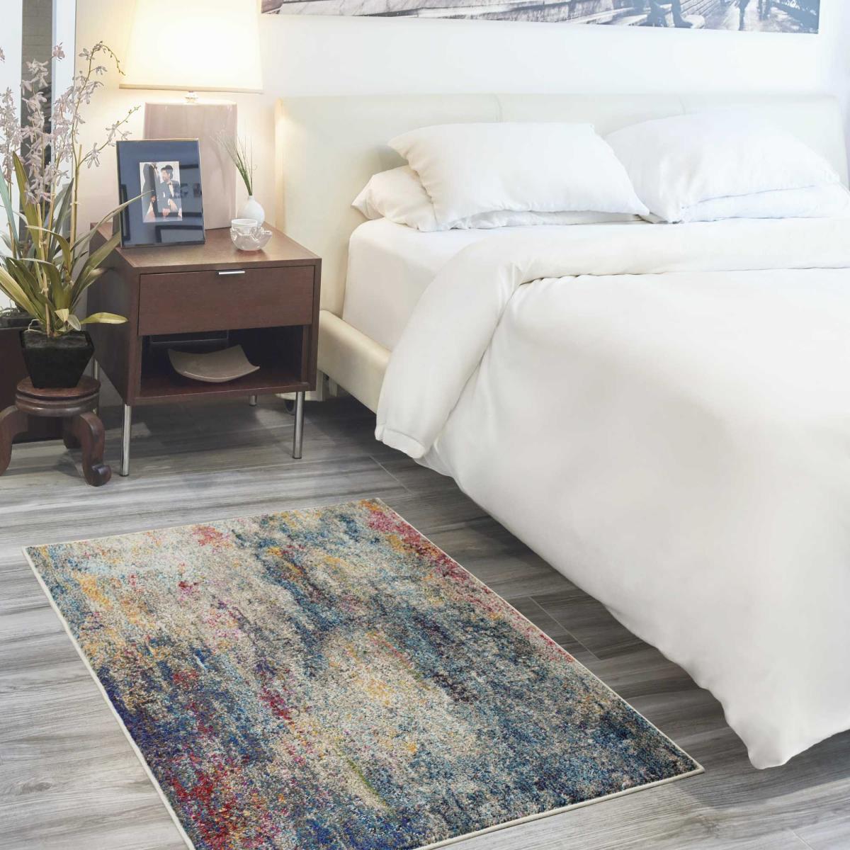 Celestial Abstract Rugs CES16 in Multicolour by Nourison 119x180cm – image 4