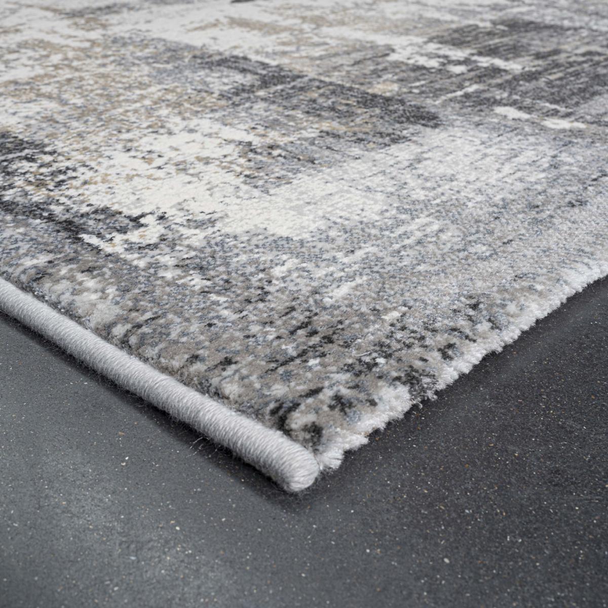 Canyon Abstract Modern Rug 52069 6676 in Charcoal Grey 133x195cm – image 4