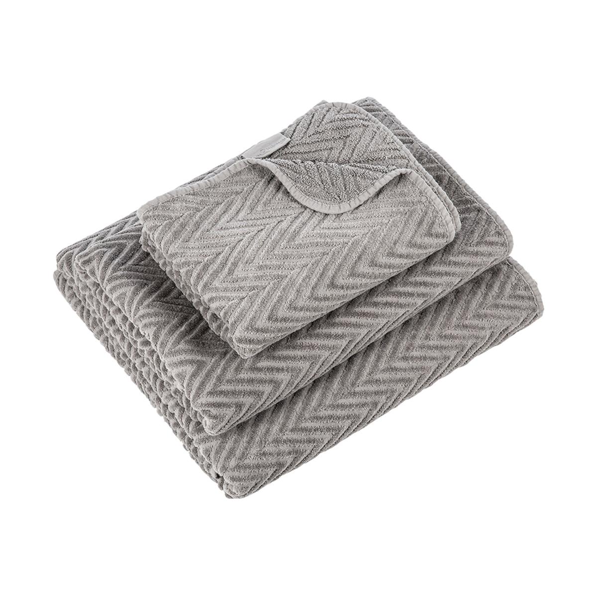 Montana Towel 940 by Abyss & Habidecor in Atmosphere Grey 30x30cm – image 1