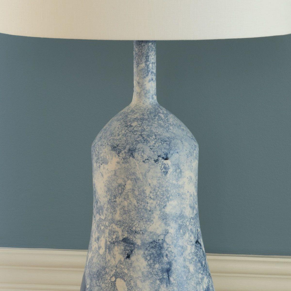 Laurita Ceramic Lamp by William Yeoward in Indigo Blue&nbsp;59x20cm – image 3