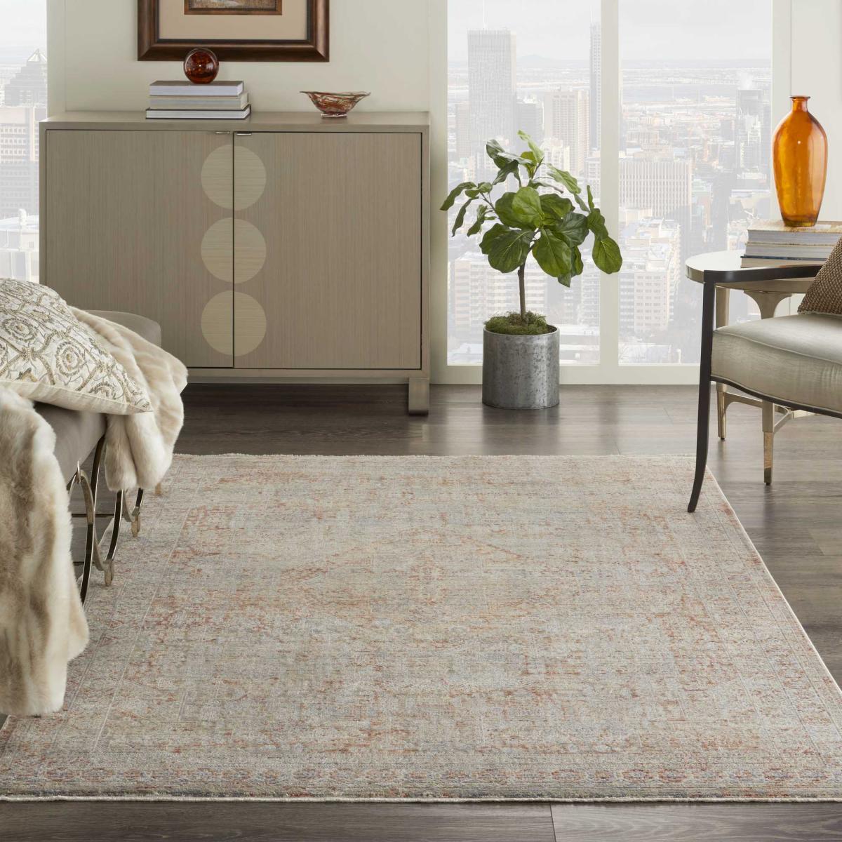 Lustrous Weave LUW02 Traditional Rugs by Nourison in Grey Brick – image 1