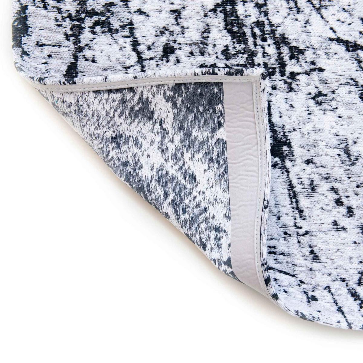 Louis De Poortere Modern Abstract Mad Men Stellar Rugs 9215 in Cosmic White 80x150cm – image 3