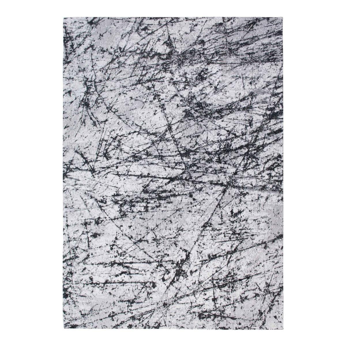 Louis De Poortere Modern Abstract Mad Men Stellar Rugs 9215 in Cosmic White 80x150cm – image 5