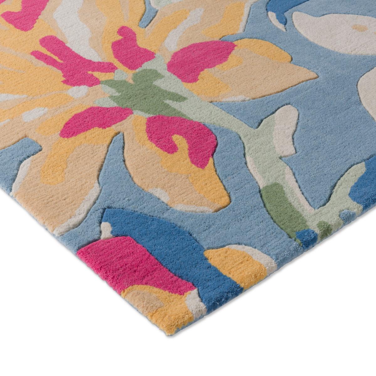 Tulips Floral 082208 Rug by Laura Ashley in China Blue 200x280cm – image 2