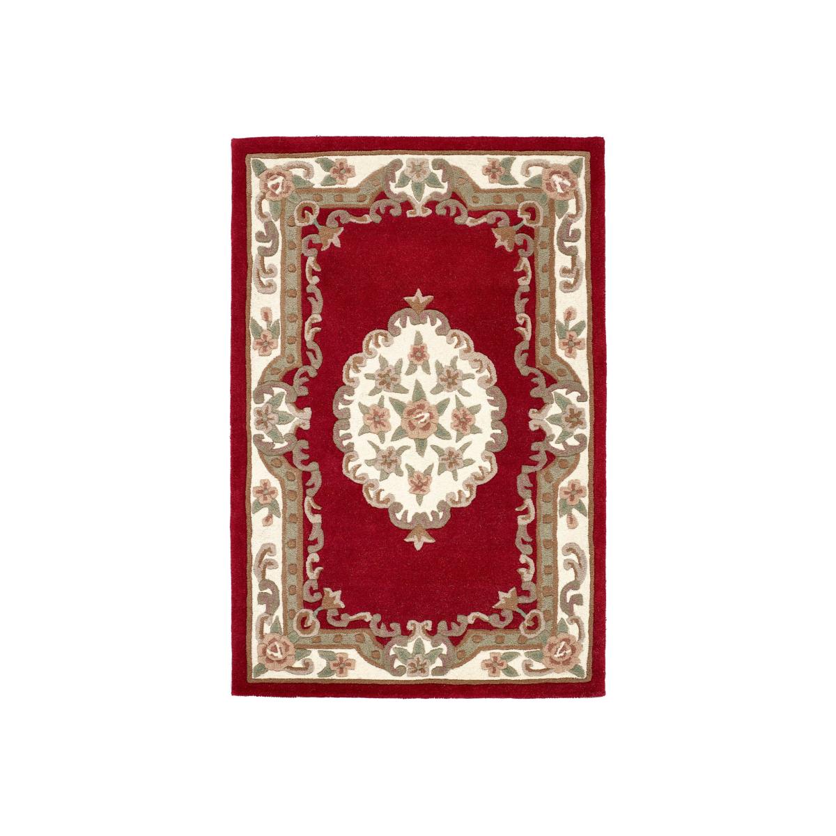 Shensi Traditional Wool Rugs in Wine