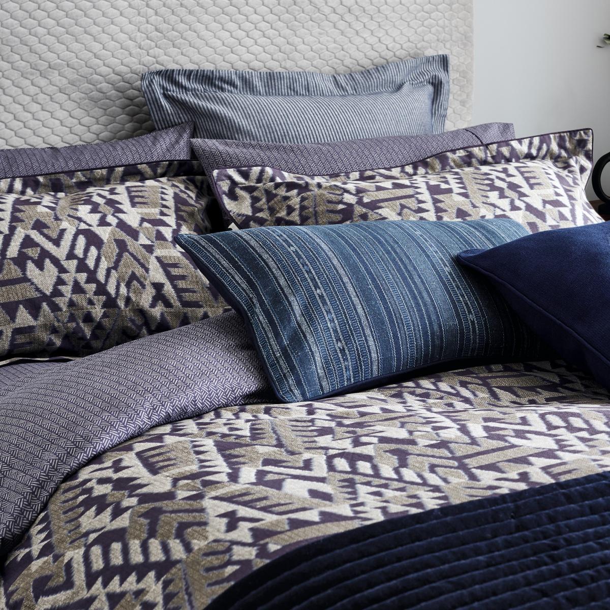 Mazana Bedding by Bedeck of Belfast in Midnight Blue220x230cm – image 2
