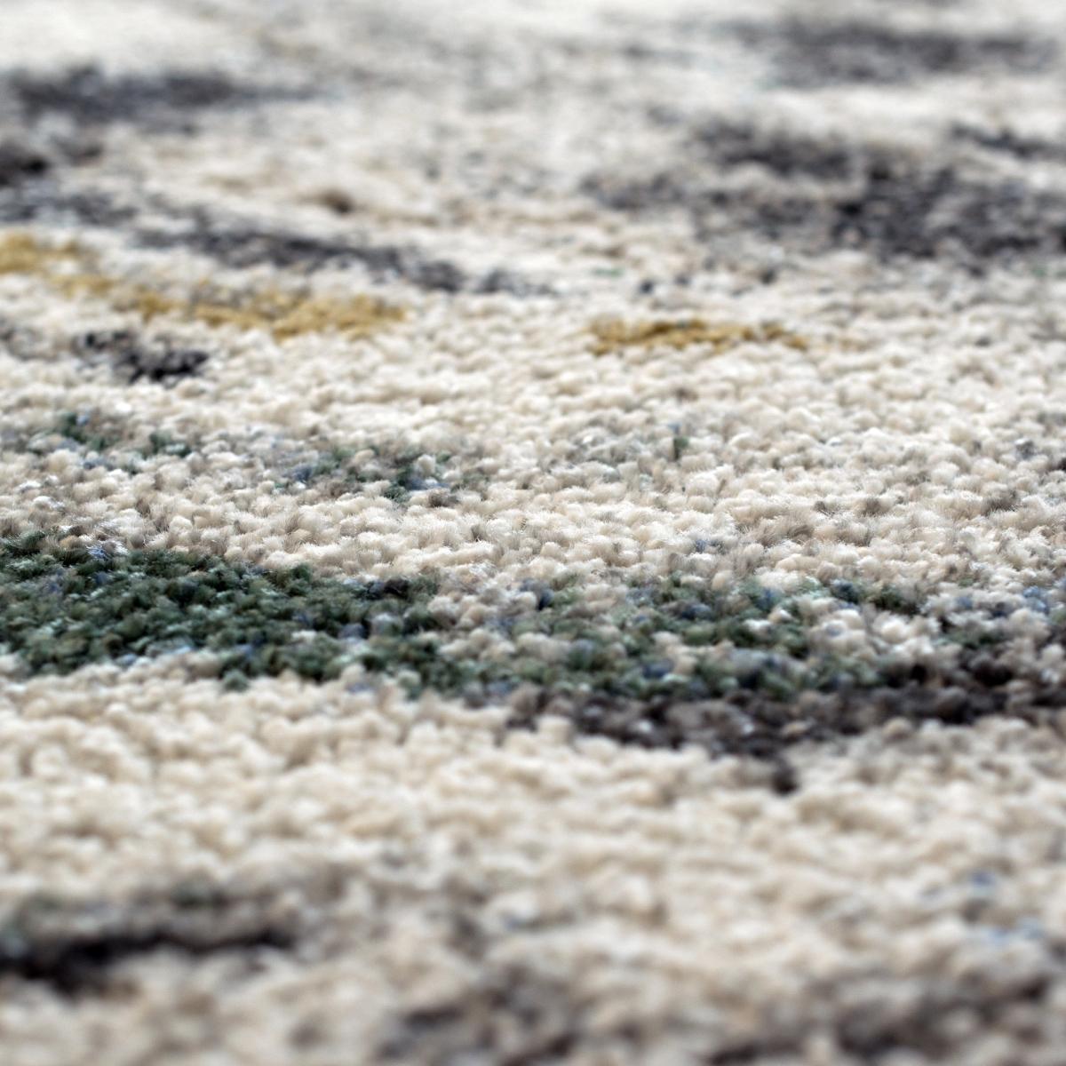 Mehari Mottled Swirl Rugs 23288 6666 in Cream 80x150cm – image 3