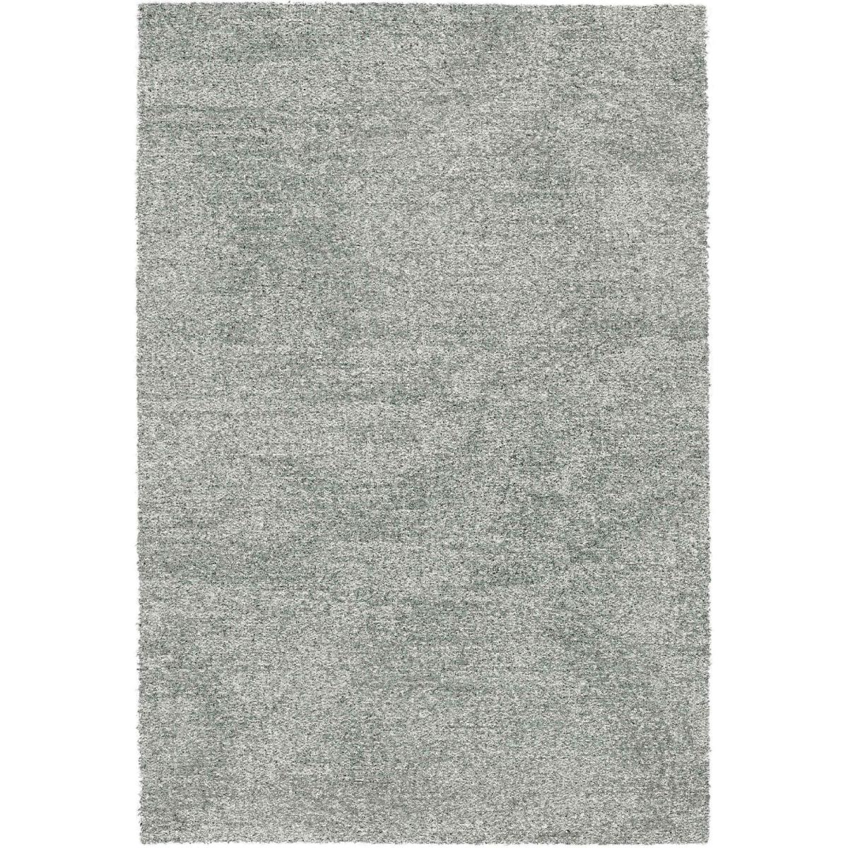 Mehari 23500 4258 Mottled Speckled Shaggy Rugs in Silver – image 2