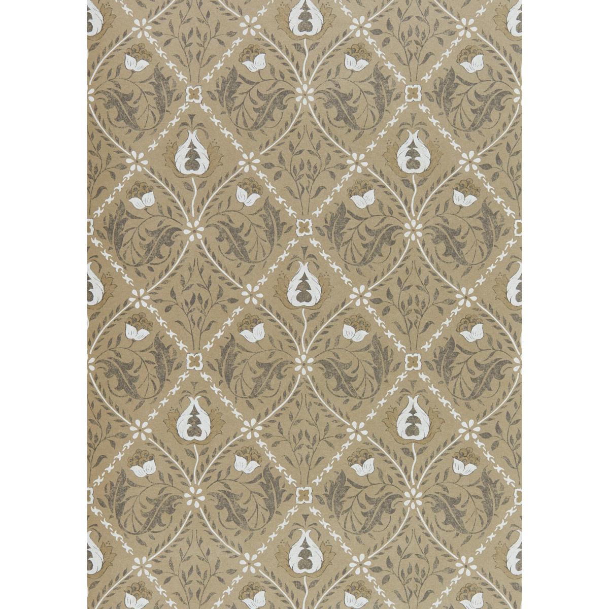 Pure Trellis Wallpaper 216529 by Morris & Co in Gold Yellow&nbsp;Roll – image 2