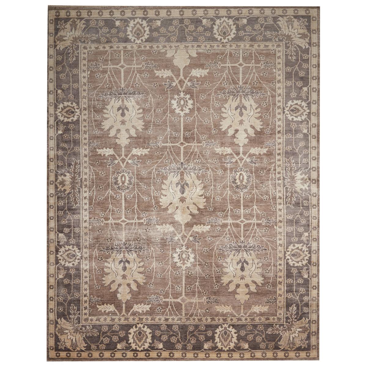 Aldora ALD03 Traditional Bordered Rugs in Oplgy by Nourison 259x351cm – image 4