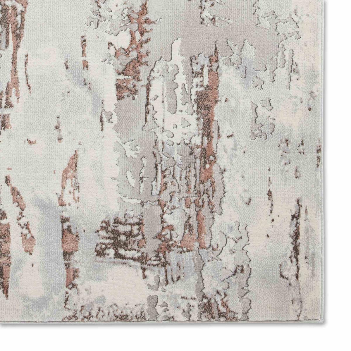 Apollo GR579 Modern Abstract Distressed Rugs in Grey Rose Pink160x220cm – image 4