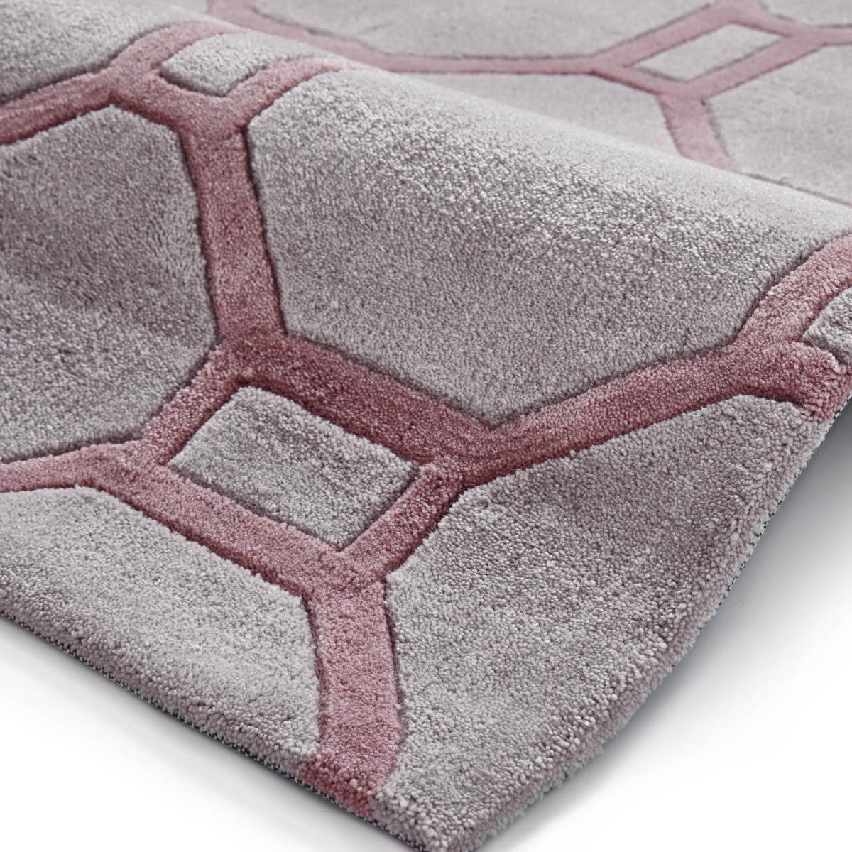 Hong Kong HK 4338 Rugs in Grey Rose150x230cm – image 2