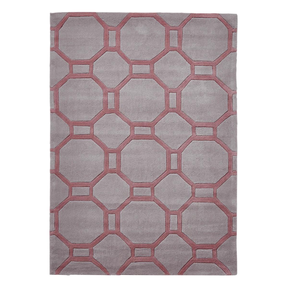 Hong Kong HK 4338 Rugs in Grey Rose150x230cm – image 3