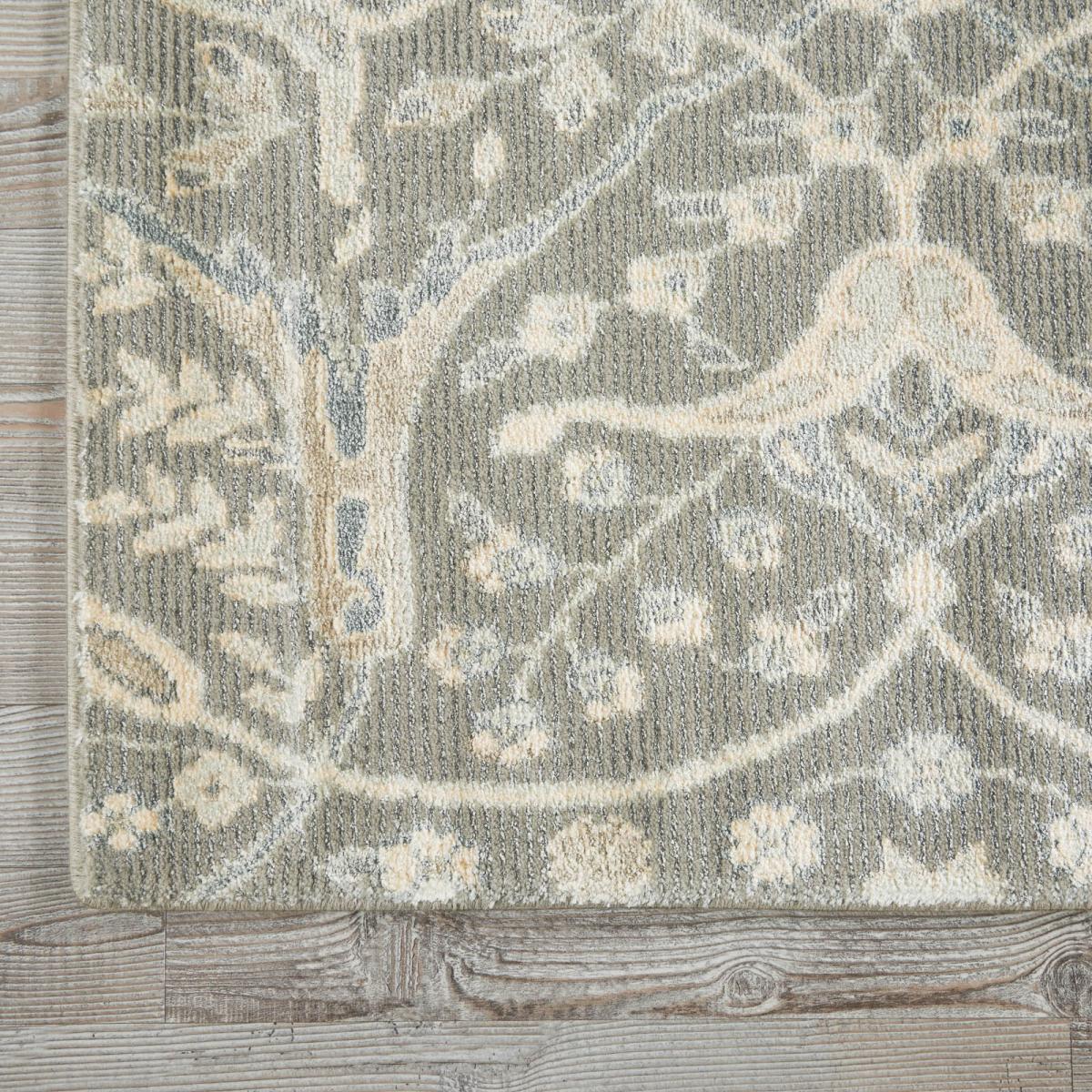 Nourison Luminance Rugs LUM08 in Steel 104x165cm – image 2