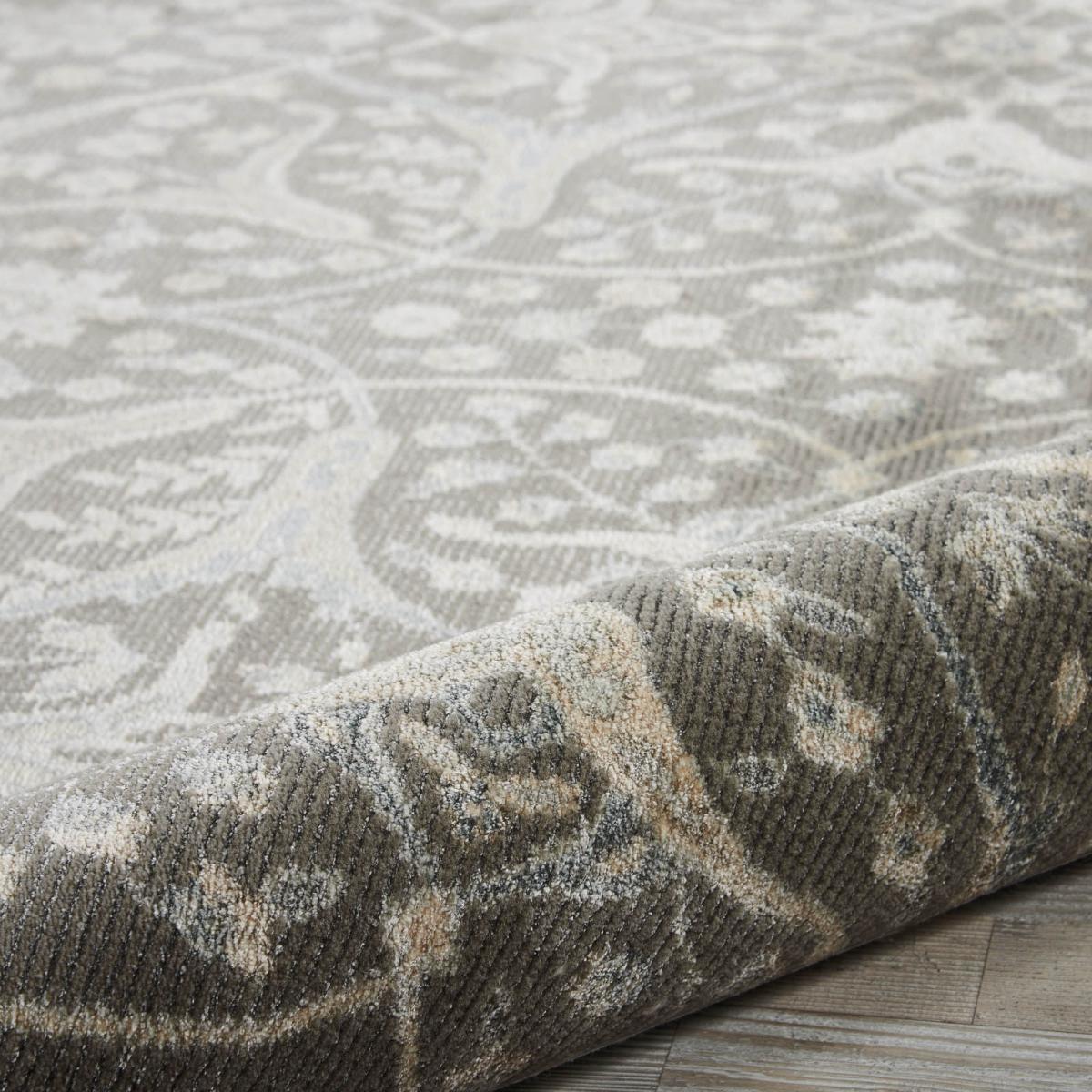 Nourison Luminance Rugs LUM08 in Steel 104x165cm – image 3