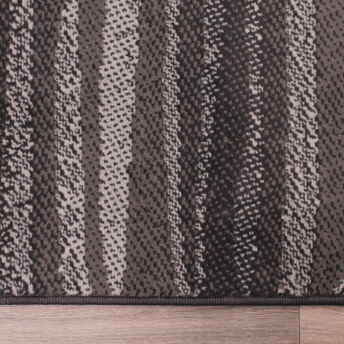 Waves Stripe Rugs in Grey 80x150cm – image 4
