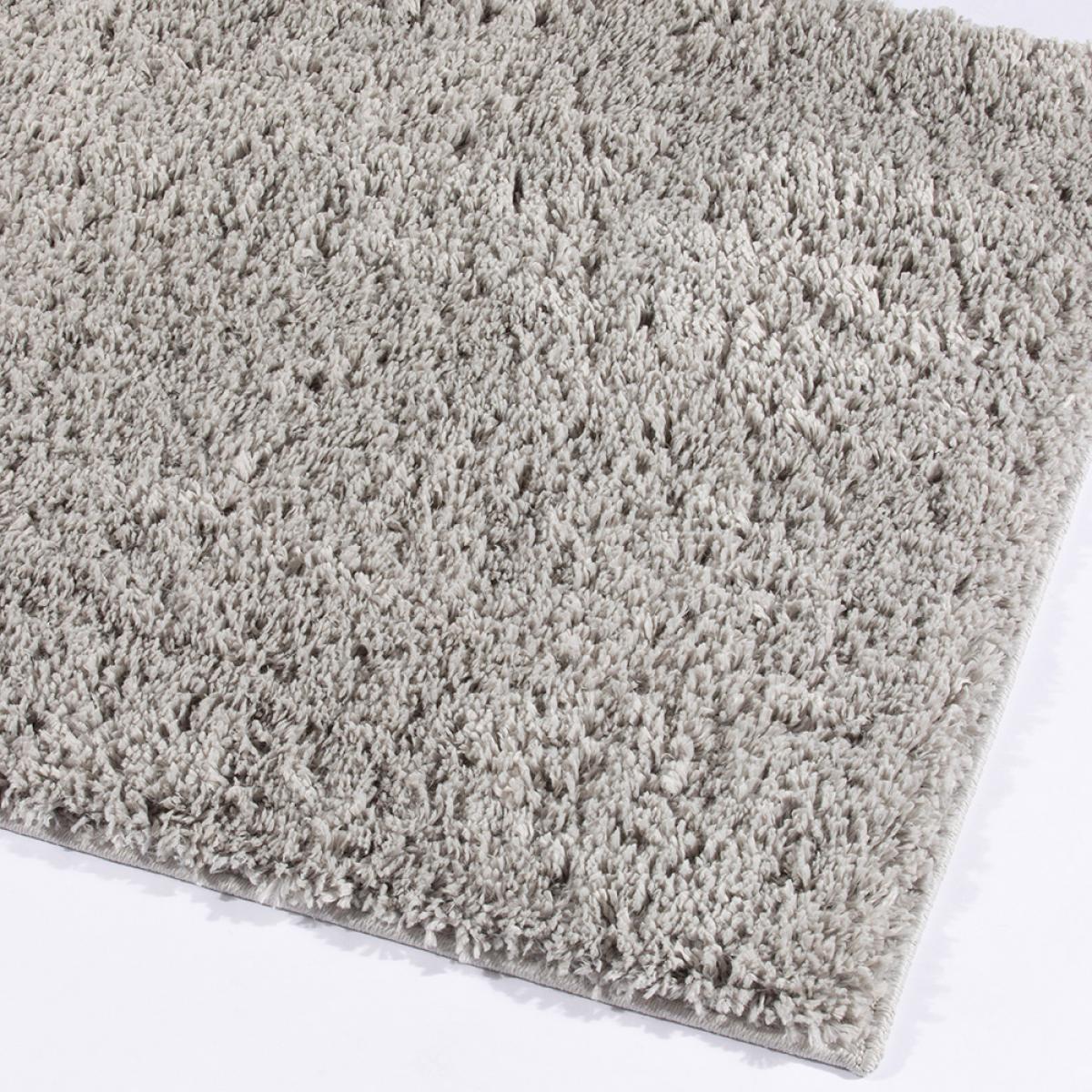 Larissa Washable Plain Shaggy Rug in Ghost Grey80x120cm – image 4