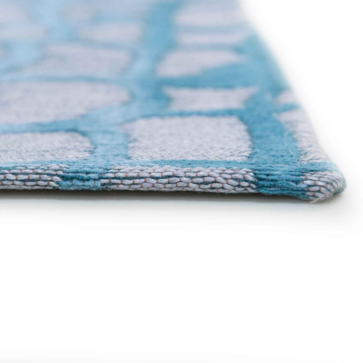 Louis De Poortere Modern Abstract Mad Men Dedalo Rugs 9203 in Blue Marine&nbsp;230x330cm – image 3
