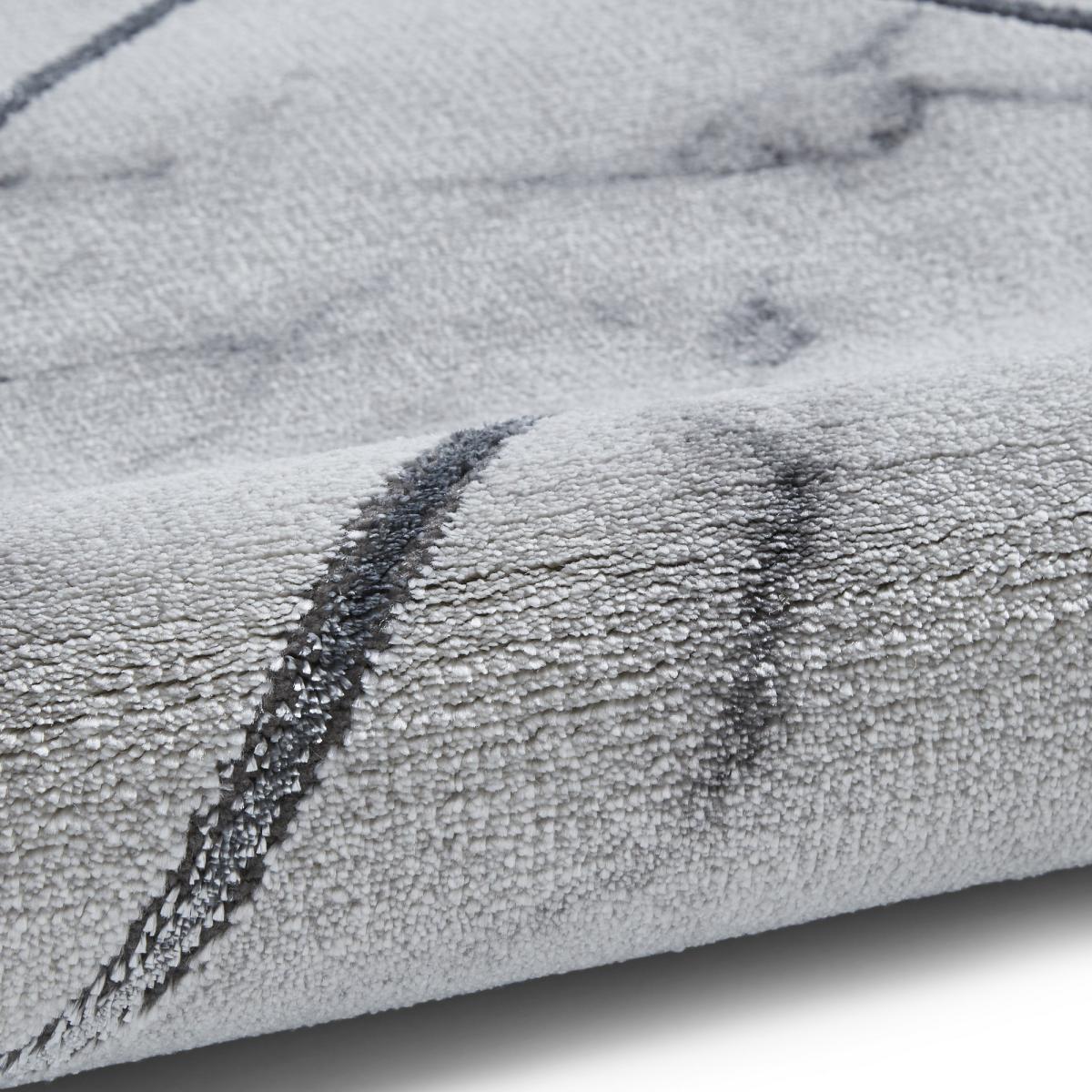 Craft 23299 Marble Effect Rugs in Ivory Silver Grey 120x170cm – image 5