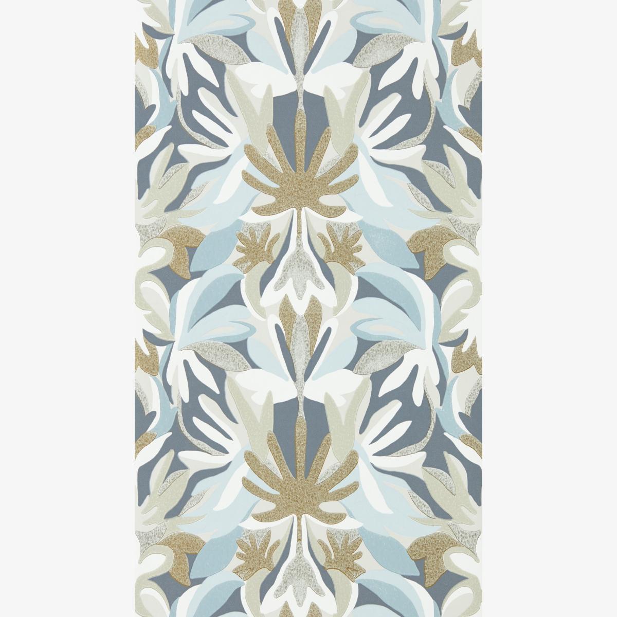 Melora Wallpaper 112762 by Harlequin in Hempseed Exhale Gold Roll
