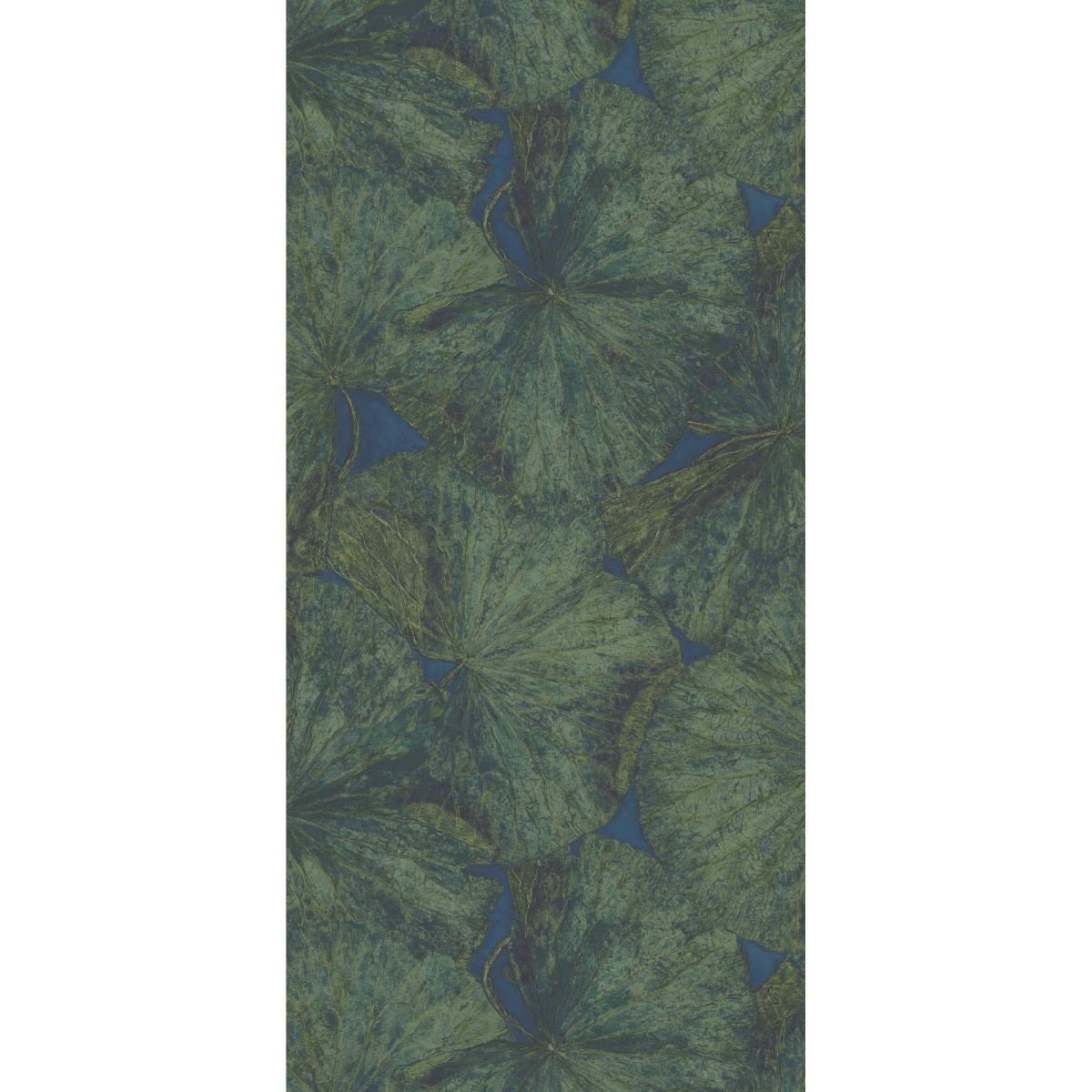 Taisho Lotus Wallpaper 312725 by Zoffany in Malachite Lapis Roll – image 2