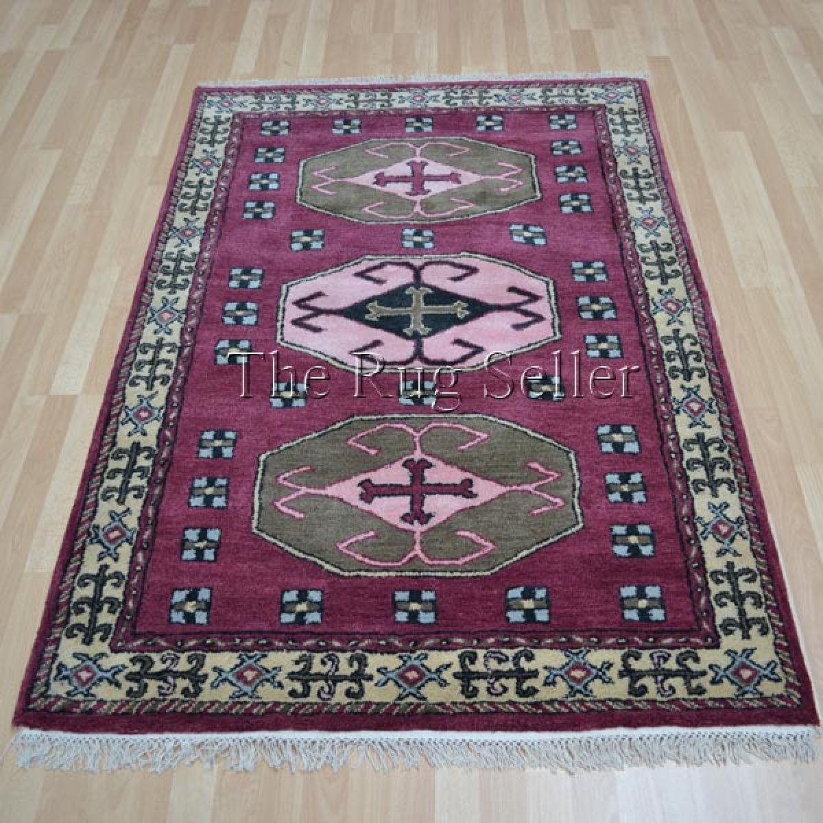 Kazak 1277 Red Traditional Rugs 160x230cm – image 4