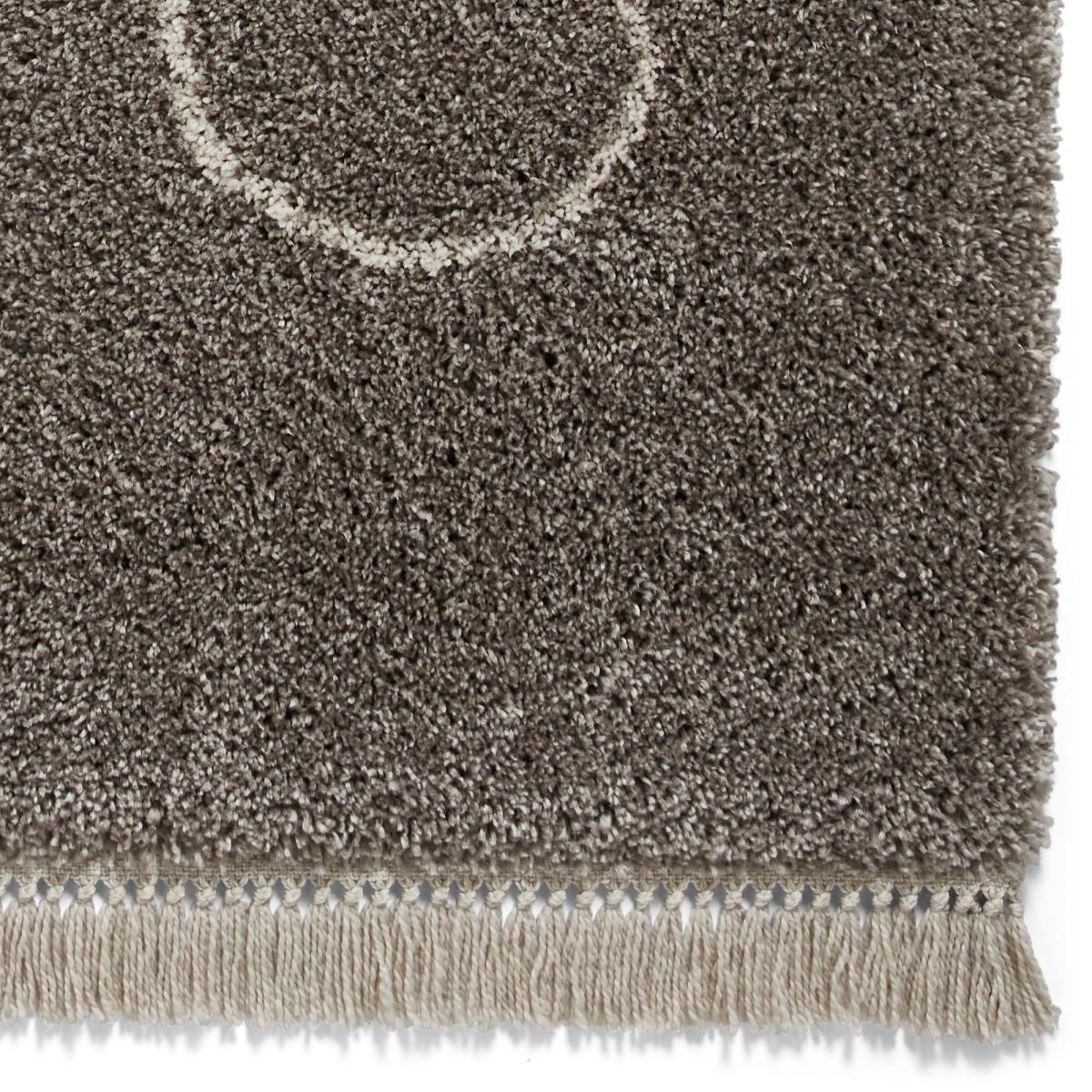 Boho A474 Tassel Hem Geometric Rugs in Grey Cream&nbsp;120x170cm – image 3