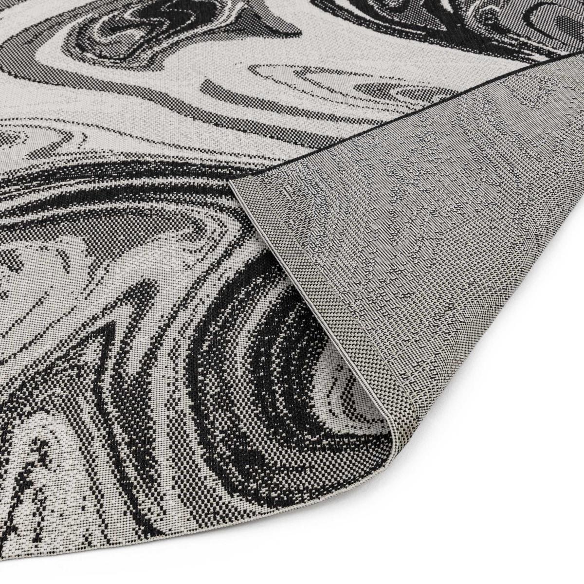 Patio PAT19 Marble Indoor Outdoor Rugs in Black 120x170cm – image 3
