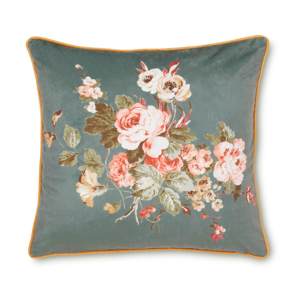 Rosemore Floral Cushion by Laura Ashley in Fern Green50x50cm – image 2