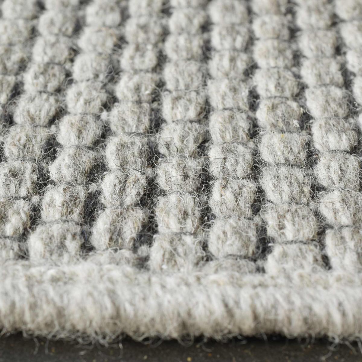 High Line Flatweave Modern Wool Rugs 99215 3005 in Light Grey 140x200cm – image 3