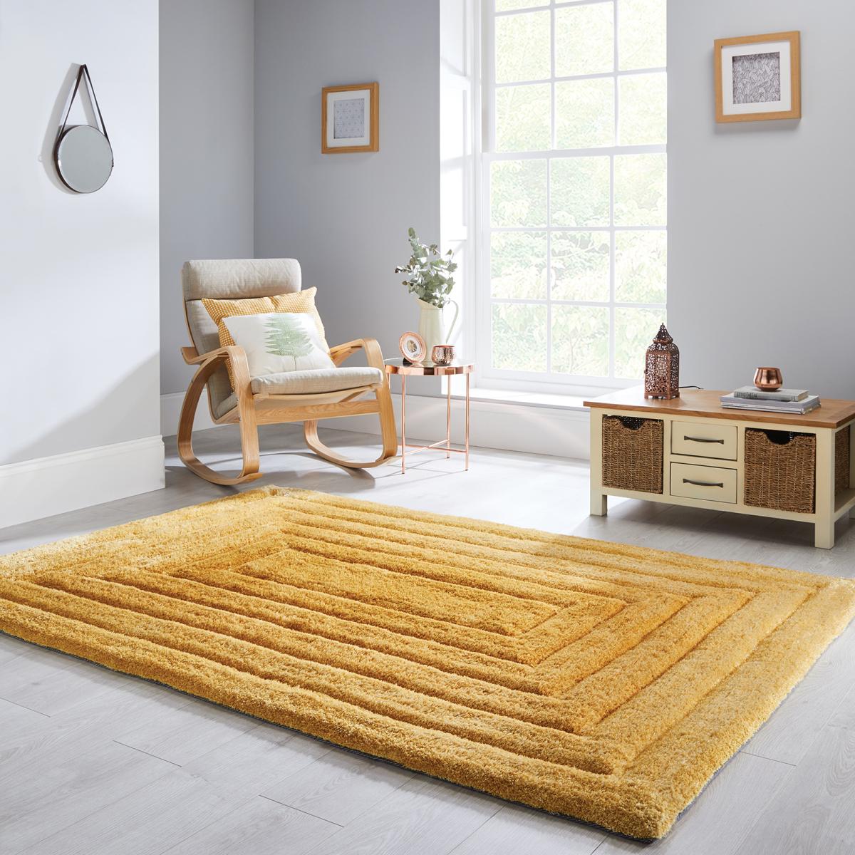 Verge Ridge Rugs in Ochre – image 1