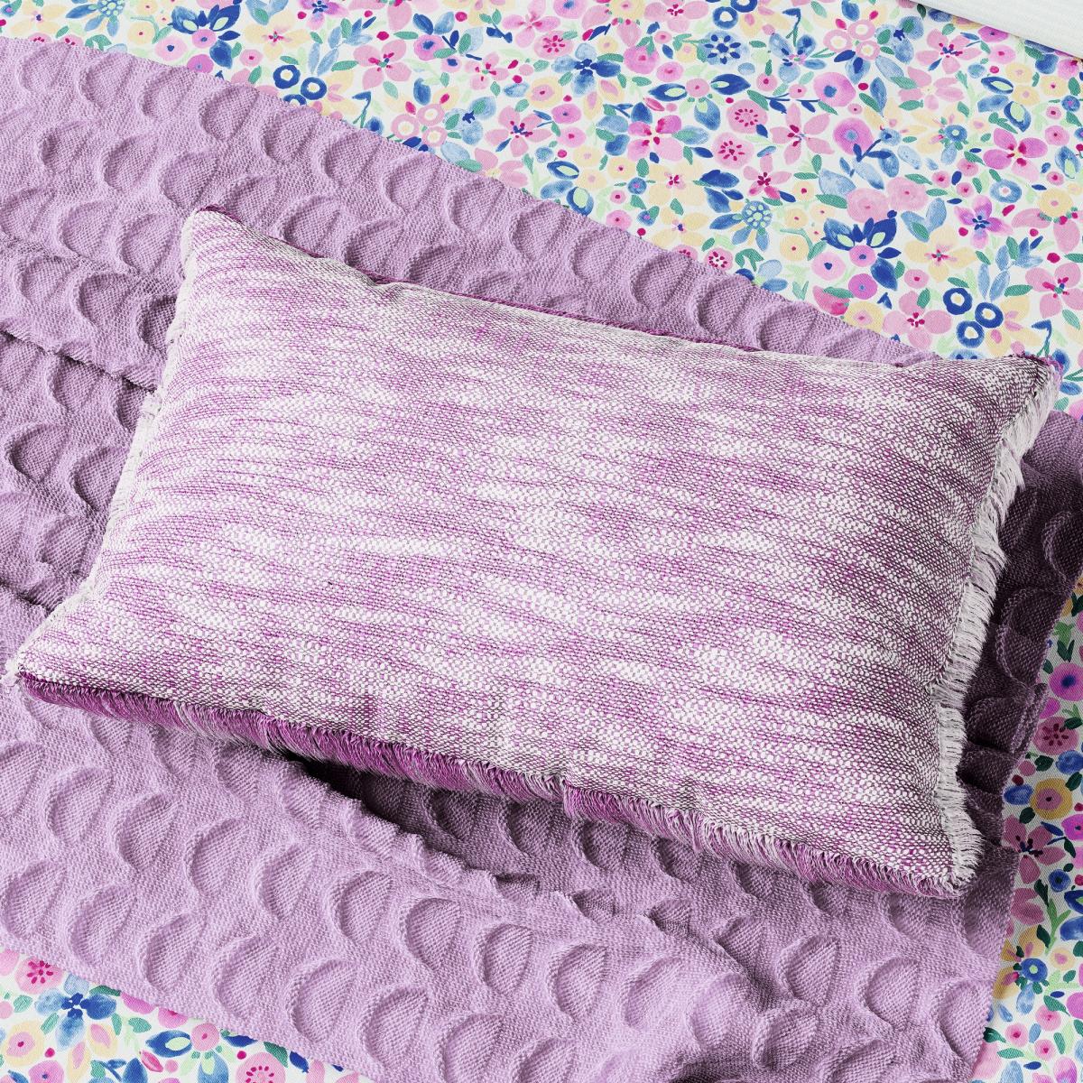Budding Brights Mimi Throw by Helena Springfield in Lavender Purple 130x150cm – image 2