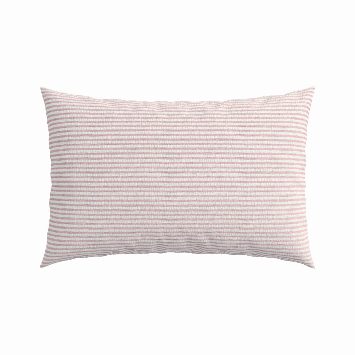 Long Island Ticking Stripe Bedding by Helena Springfield in Pink 220x260cm – image 3