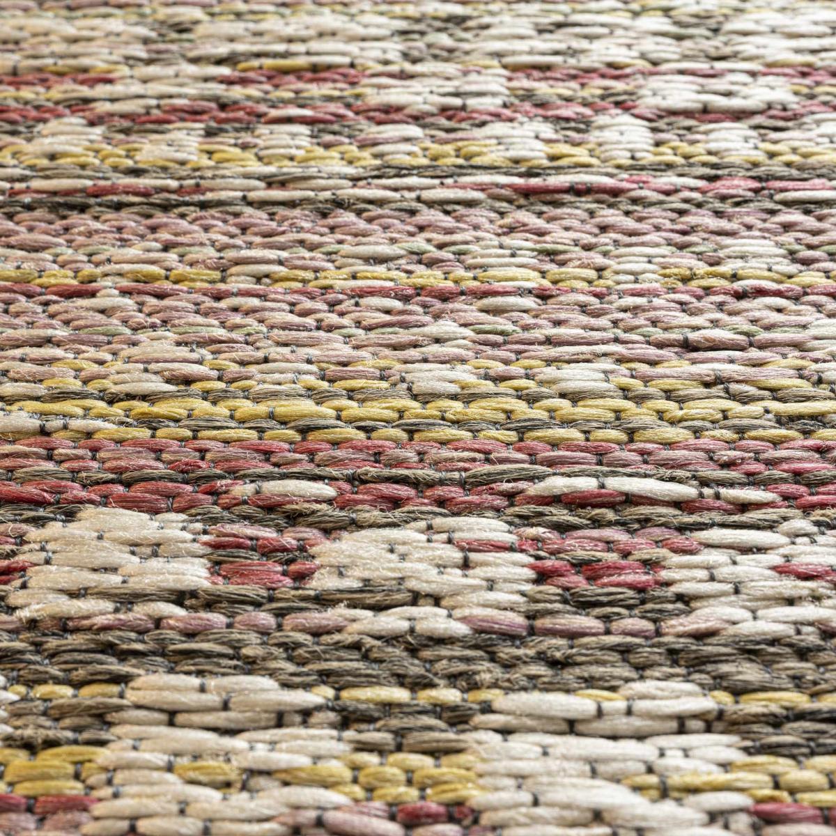 Brighton 98570 9008 Indoor Outdoor Flatweave Rugs in Pink&nbsp;80x150cm – image 2