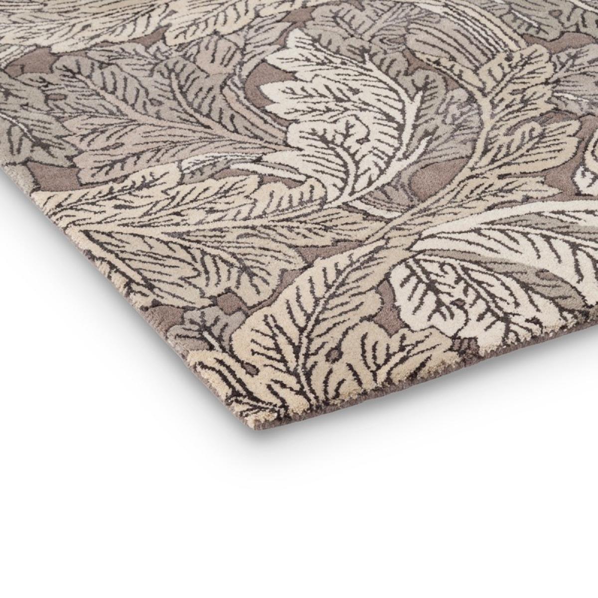 Acanthus Wool Runner Rugs 126904 in Mole By William Morris&nbsp;70x300cm – image 2