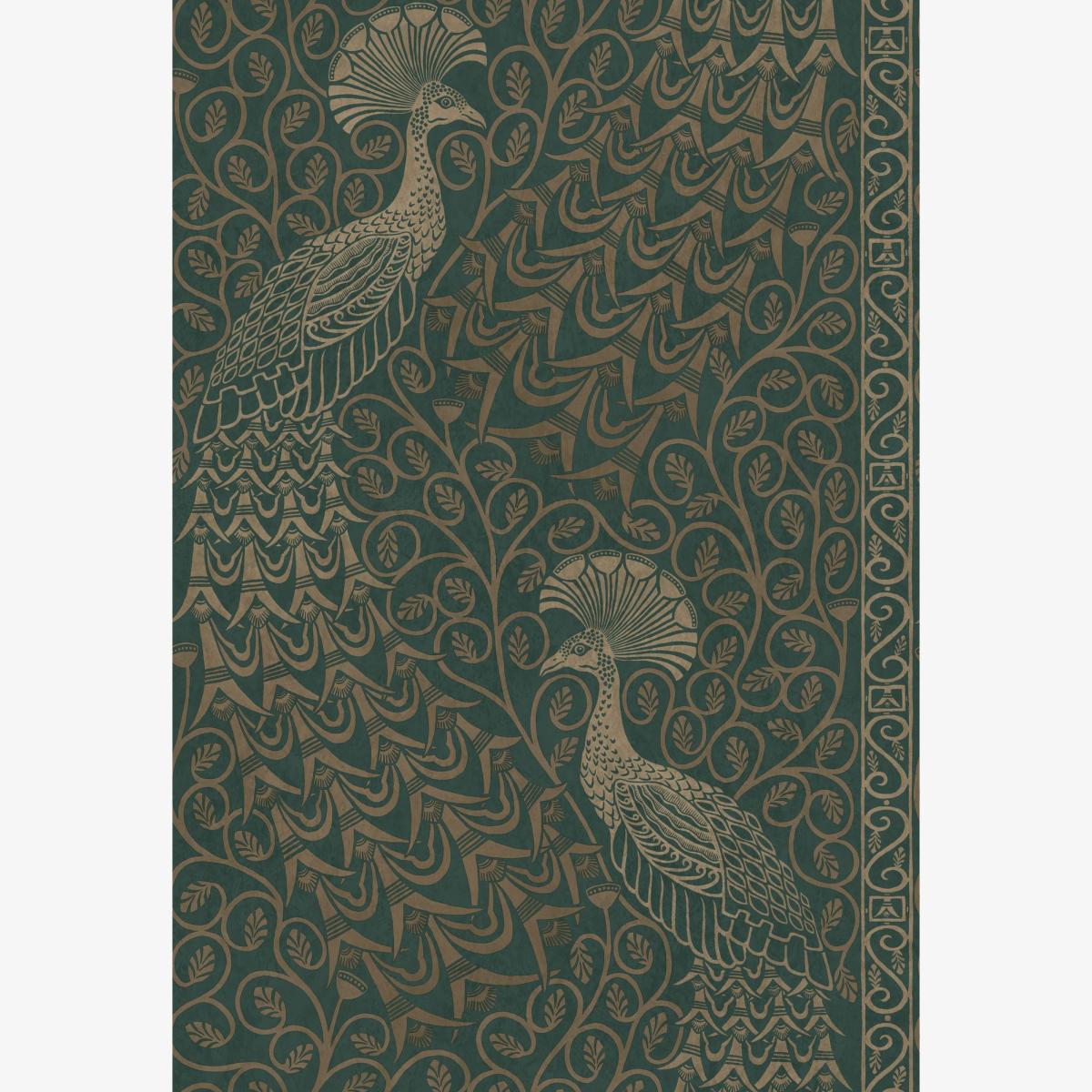 Pavo Parade Wallpaper 116 8031 by Cole & Son in Metallic GilverRoll