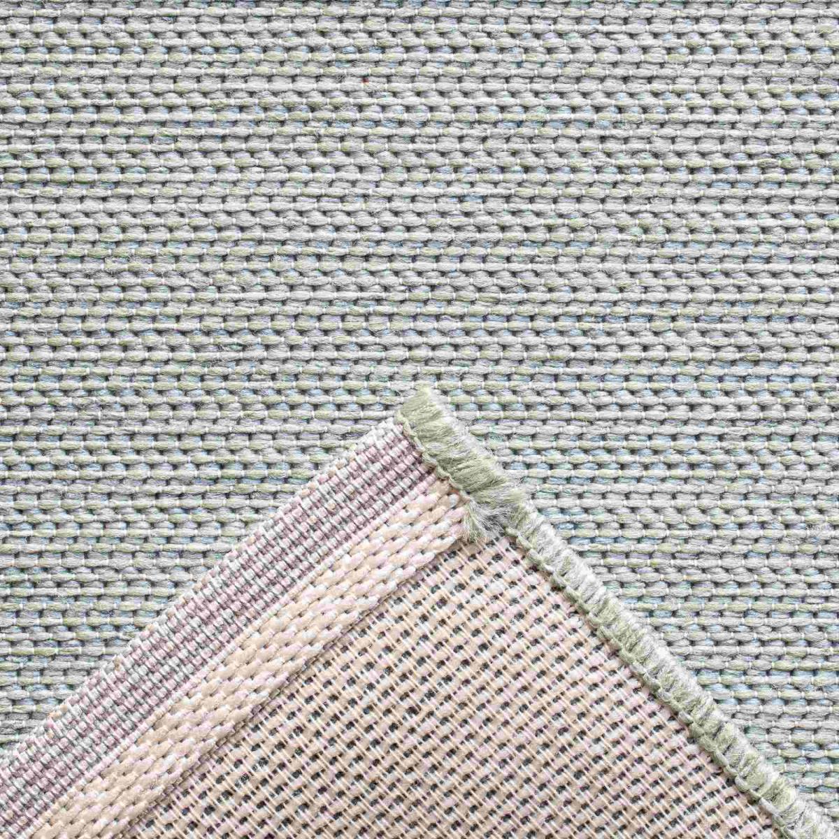 Newquay Flatweave Outdoor Rugs 96027 4012 Aqua Blue – image 2