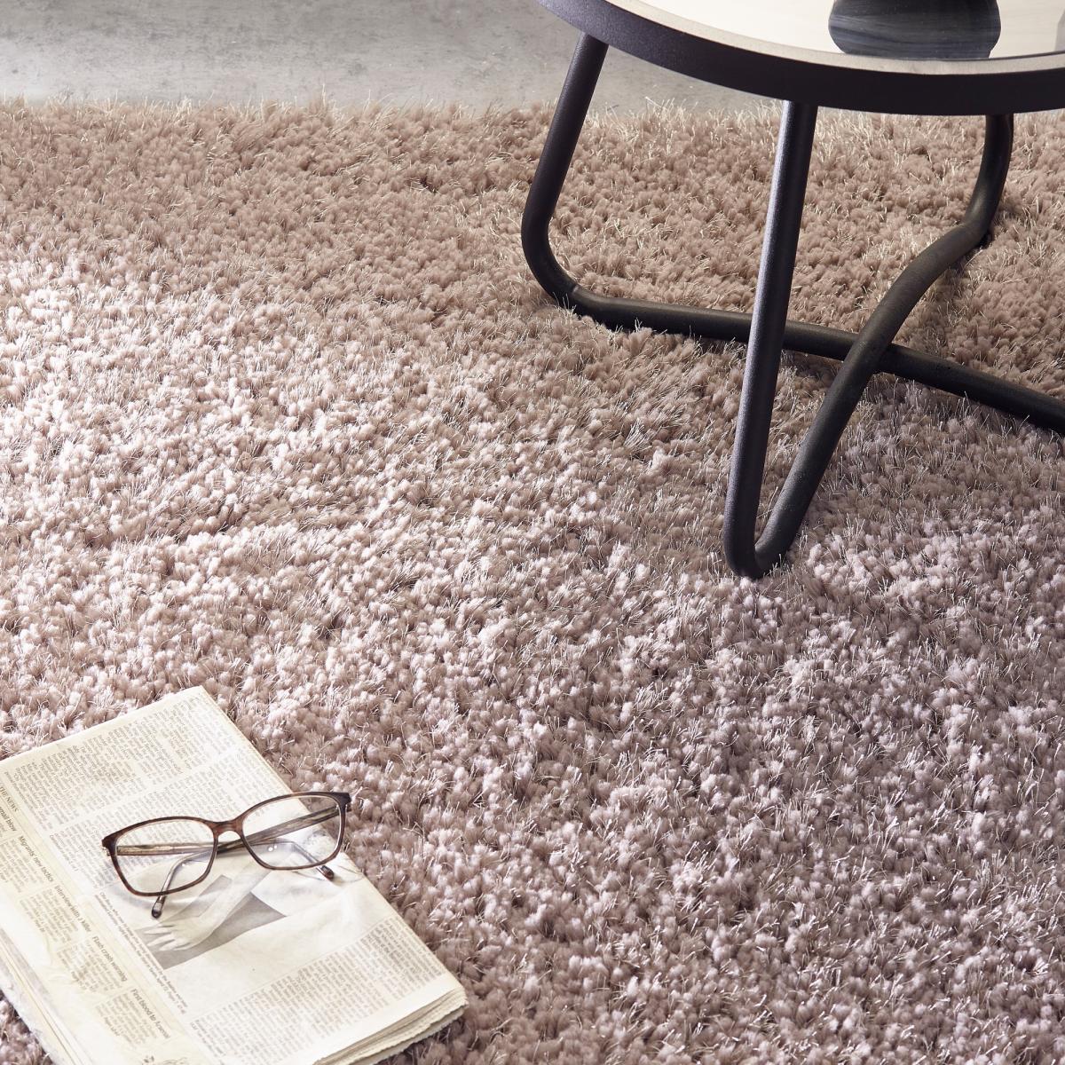 Chicago Shaggy Modern Plain Rugs in Forest Green 90x150cm – image 2