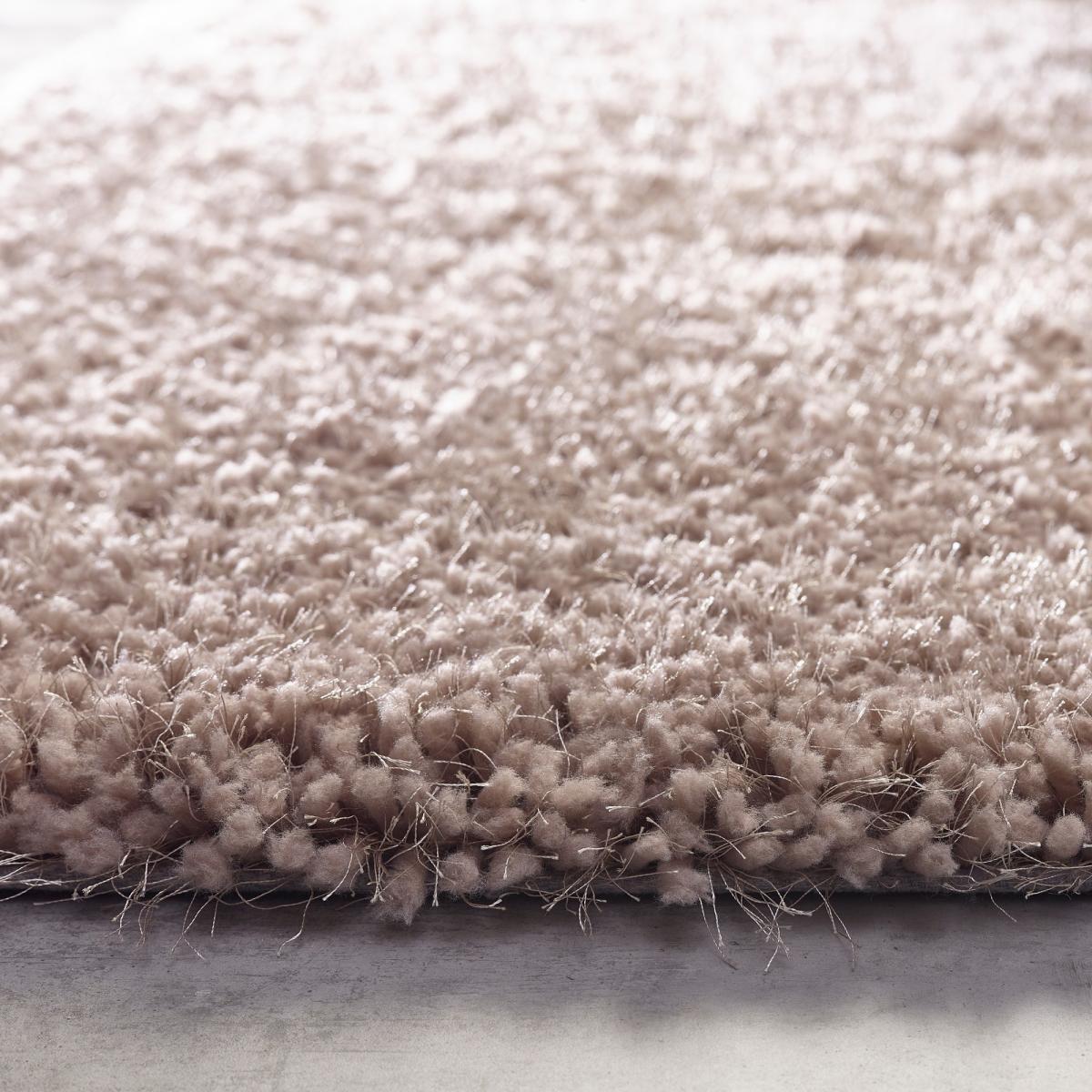 Chicago Shaggy Modern Plain Rugs in Forest Green 90x150cm – image 3