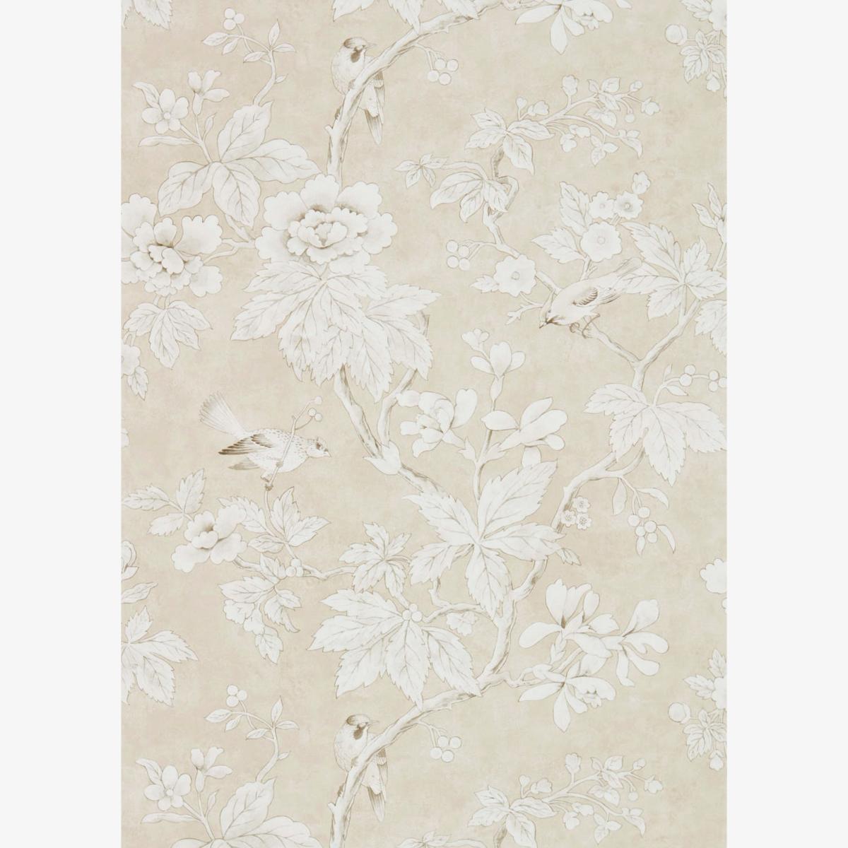 Chiswick Grove 216386 Wallpaper by Sanderson in Linen Beige Roll