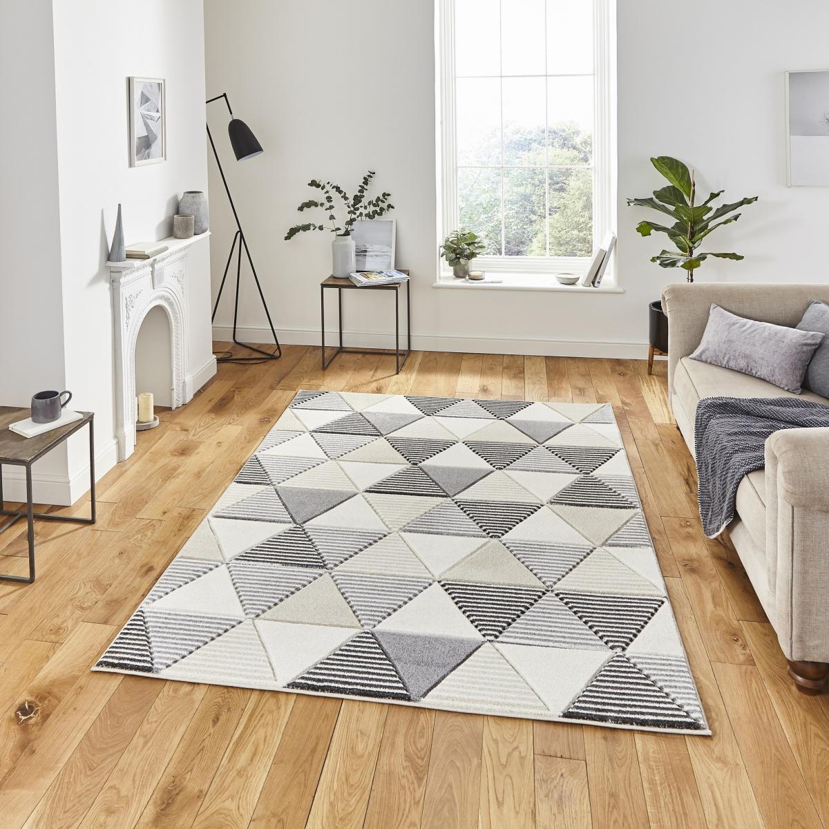 Matrix Rugs MT15 in Grey Beige – image 1