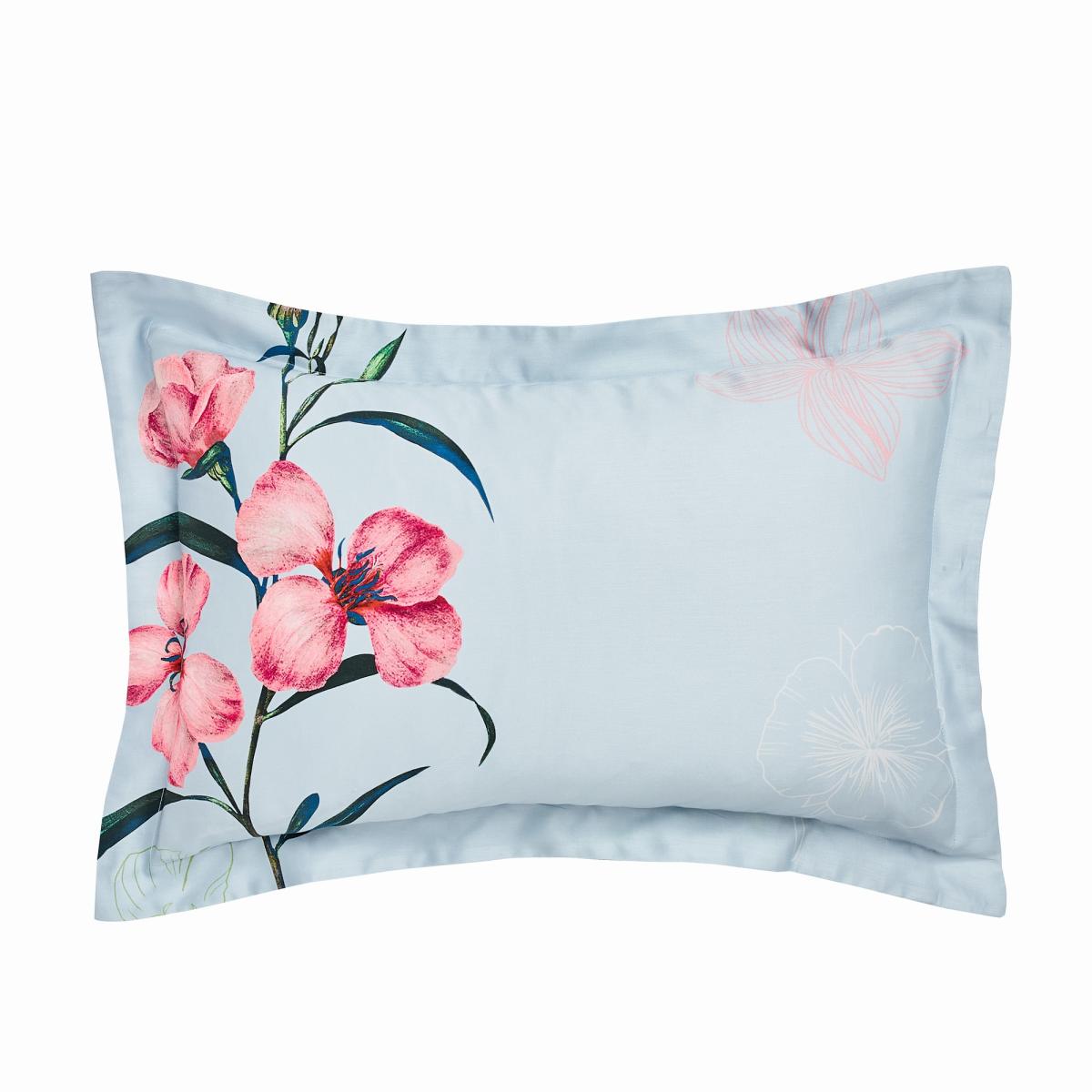 New Hampton Floral Bedding Duvet Cover and Pillowcase by Ted Baker in Delphinium Blue 140x200cm – image 5
