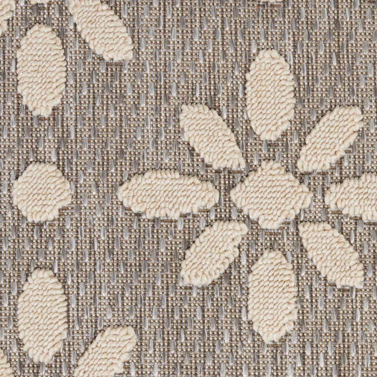 Cozumel CZM03 Indoor Outdoor floral Hallway Runner Rugs in Grey&nbsp;66x229cm – image 3
