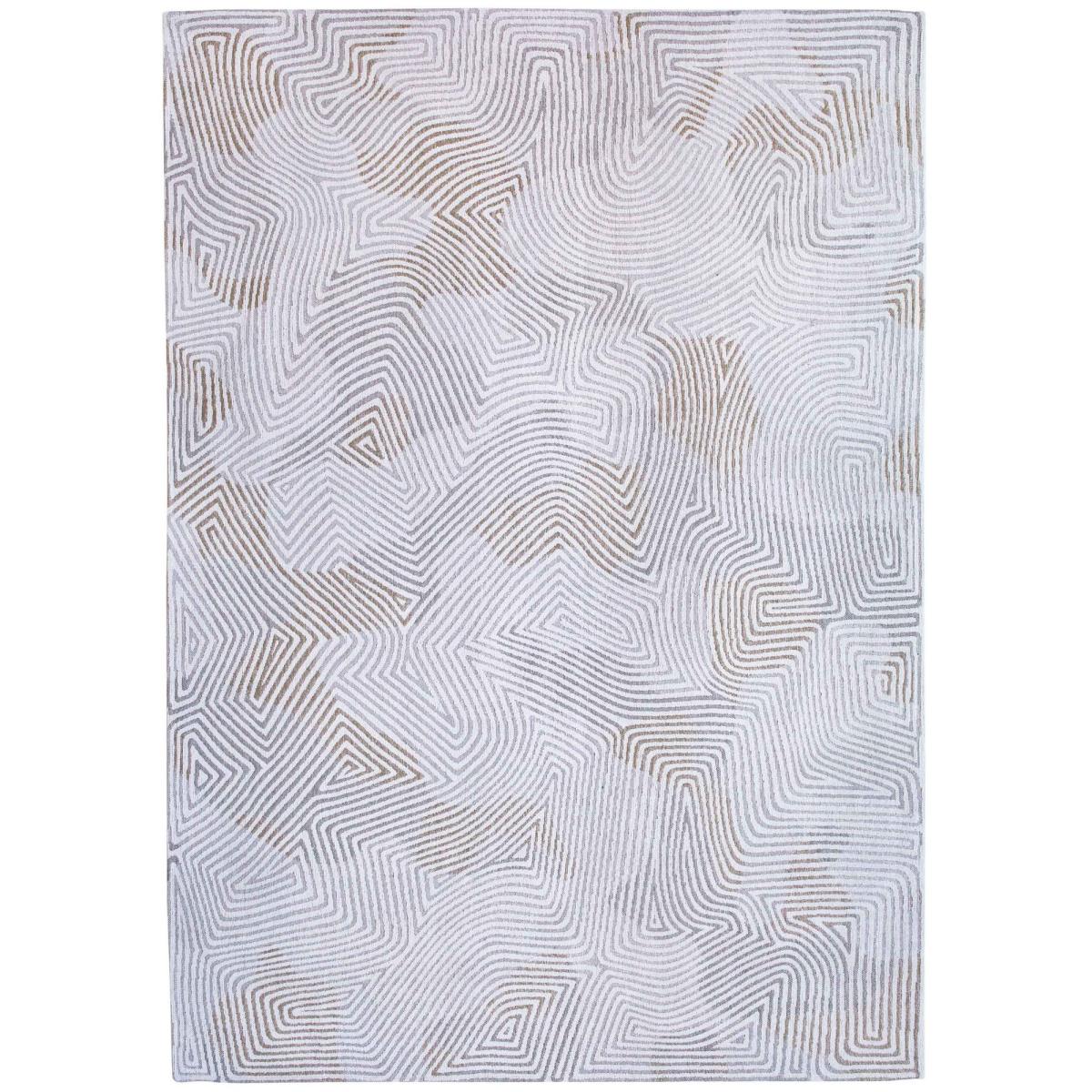 Louis De Poortere Meditation Coral Rug 9228 in Oyster White 170x240cm – image 5