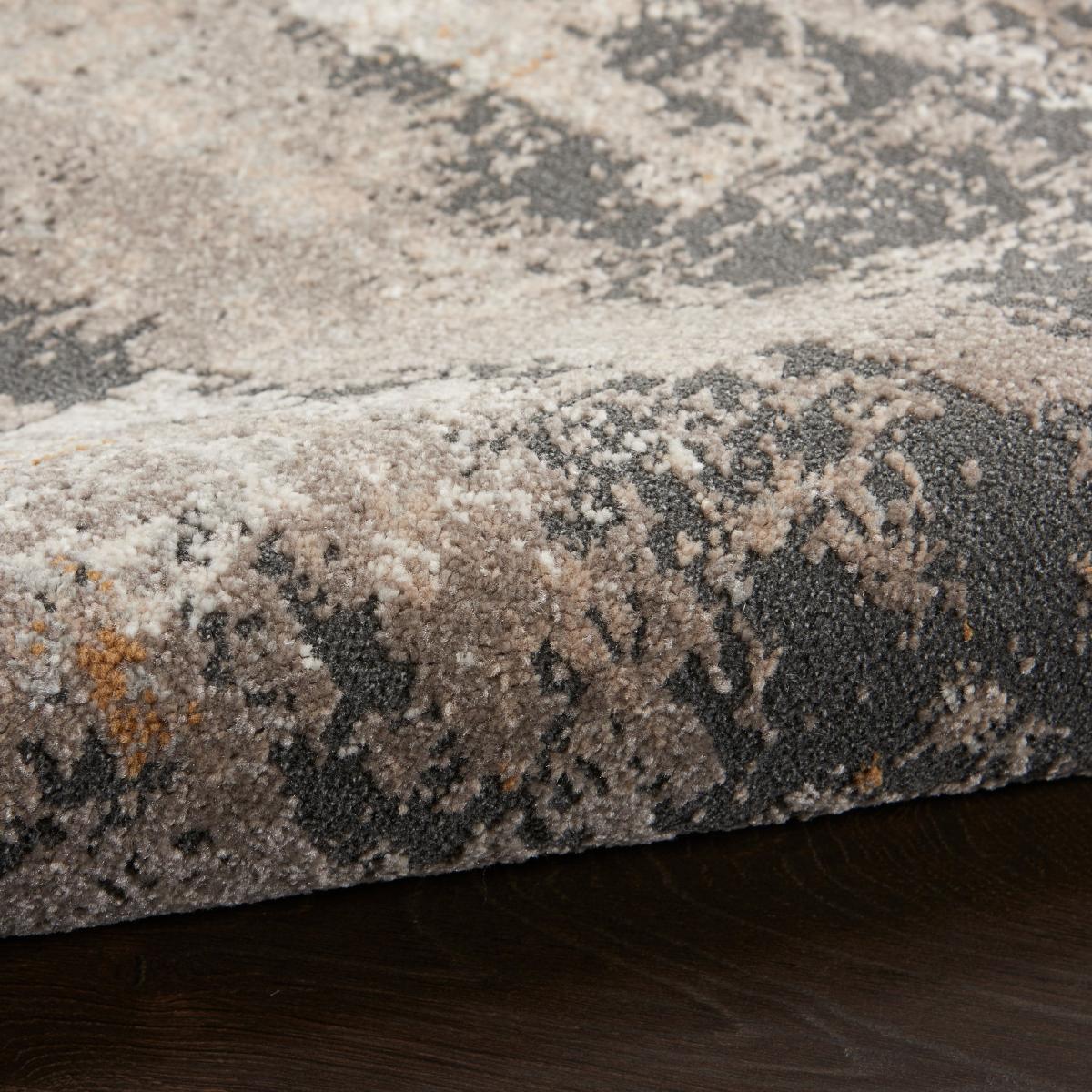 Tangra TNR05 Abstract Rug by Nourison in Cream Grey162x223cm – image 3