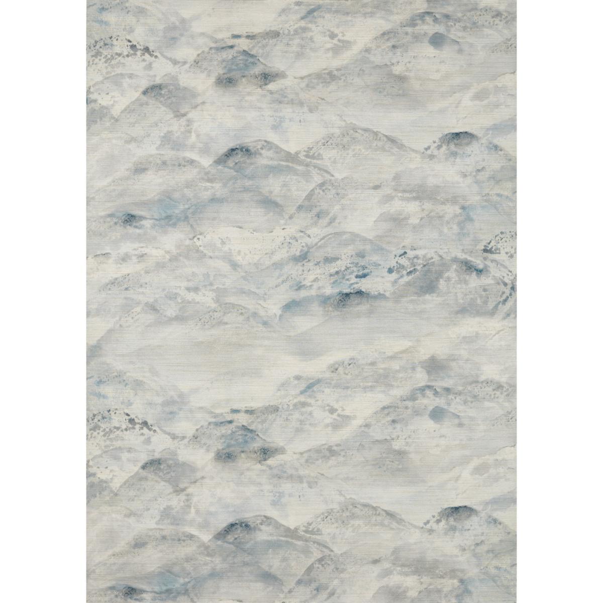Sansui Wallpaper 312504 by Zoffany in Indigo Wash&nbsp;Roll – image 4