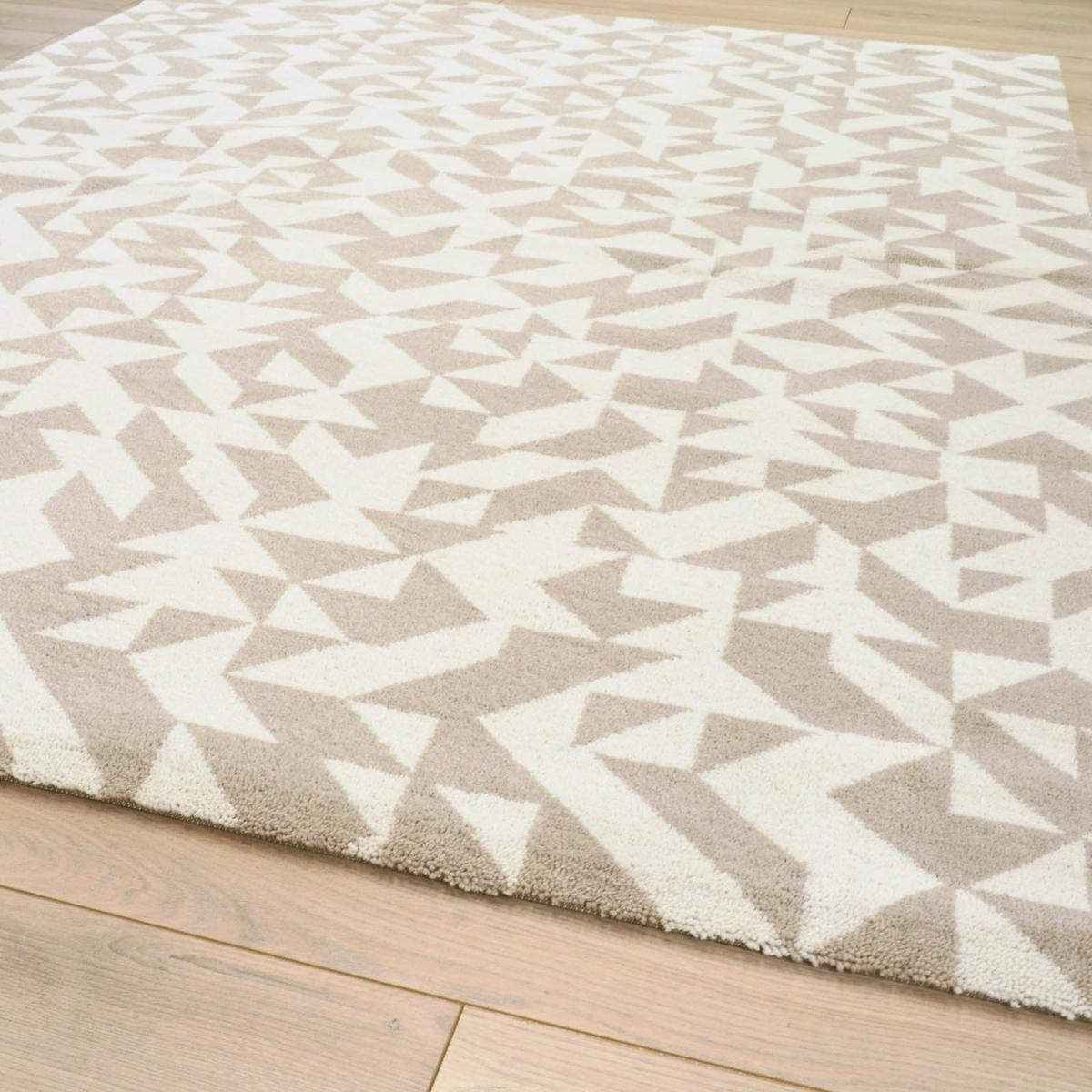 Aspect Tanagram Rugs 14309 by Brink and Campman in Ivory and Beige – image 2