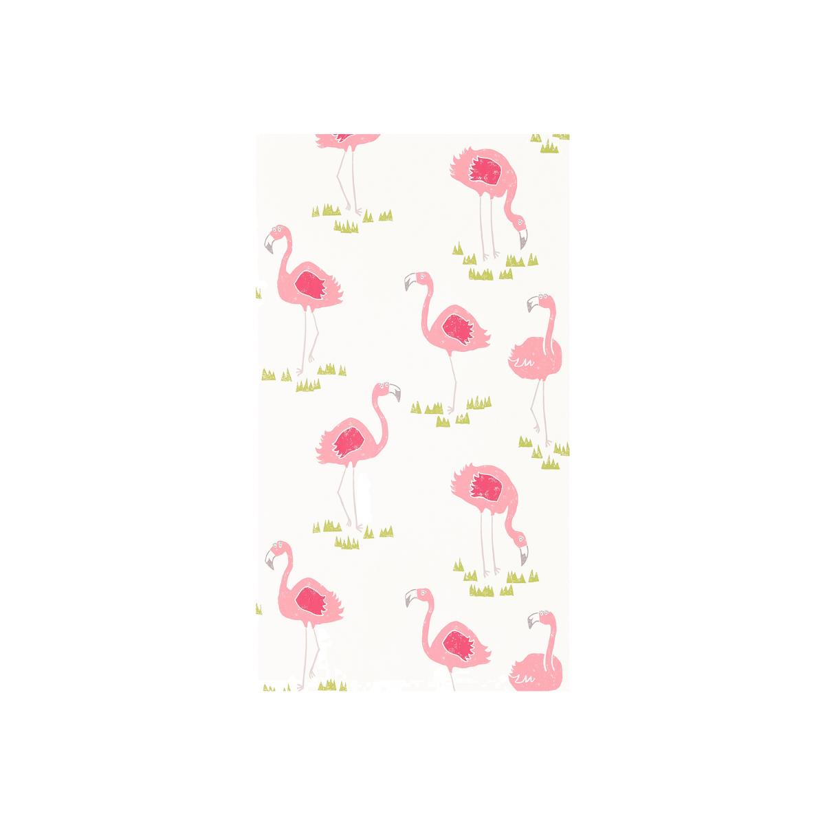 Felicity Flamingo Wallpaper 111277 by Scion in Blancmange Chalk Roll – image 1
